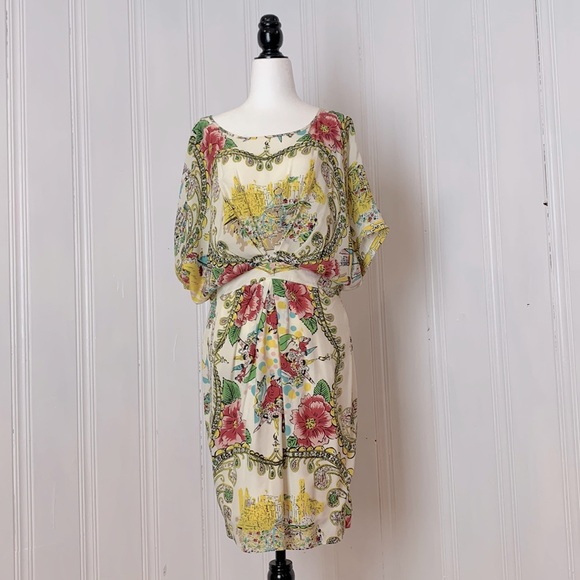 Anthropologie Dresses & Skirts - Stunning COLETTE DINNIGAN silk slip on dress